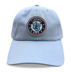 Light Blue Lucky 13 Life Relaxed Fit Hat