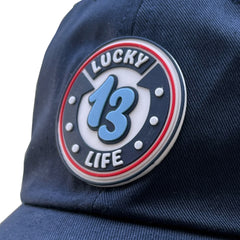 Navy Lucky 13 Life Relaxed Fit Hat