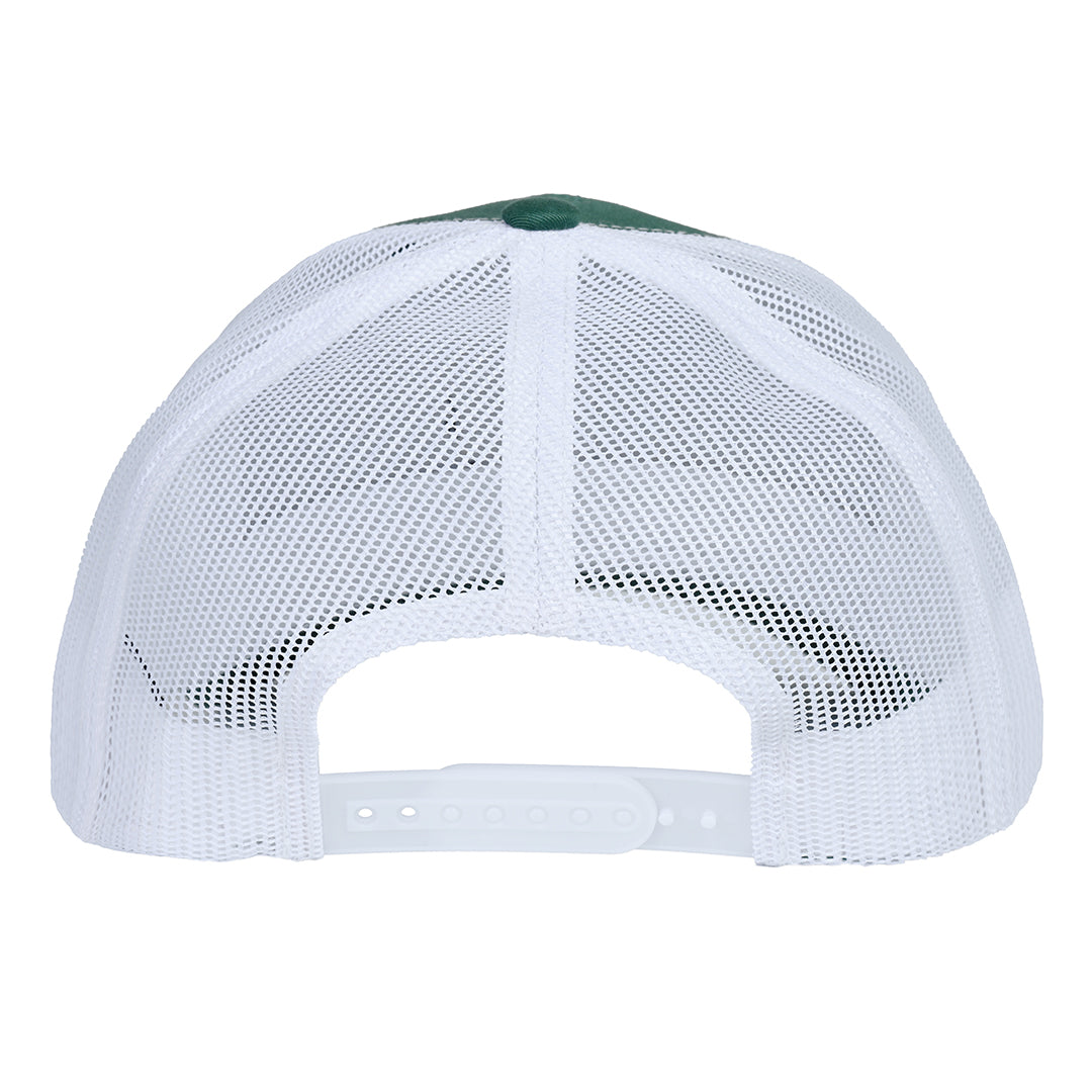 Evergreen/White Golf Hat