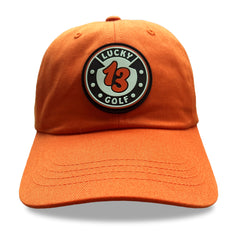 Orange Relaxed Fit Golf Hat