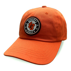 Orange Relaxed Fit Golf Hat