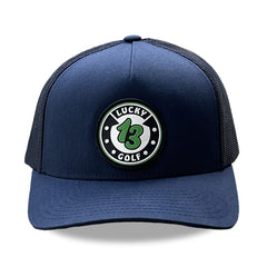 Navy Lucky 13 Golf Hat