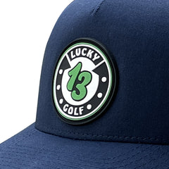 Navy Lucky 13 Golf Hat