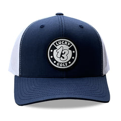 Navy/White Lucky 13 Golf Hat