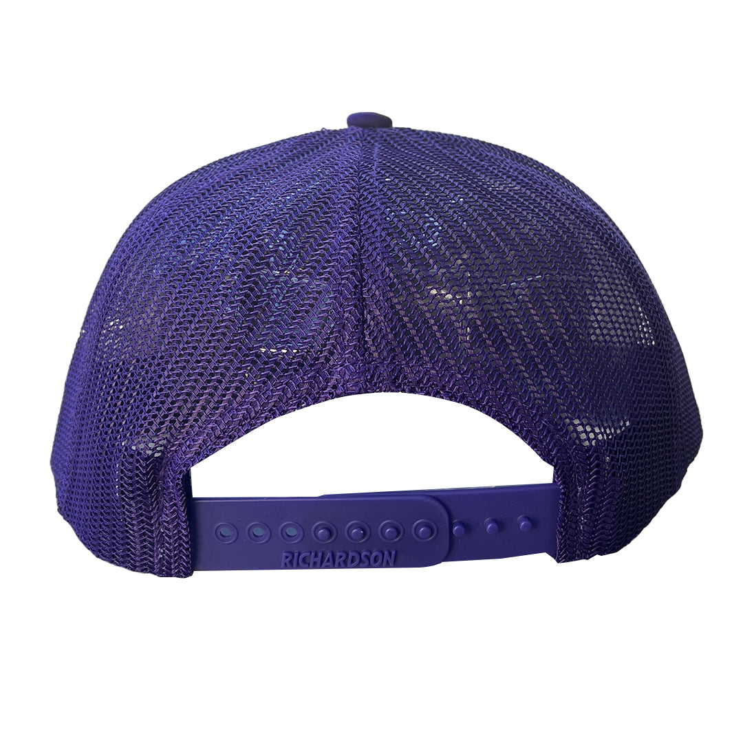 Purple Lucky 13 Golf Hat