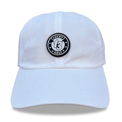 White Relaxed Fit Golf Hat