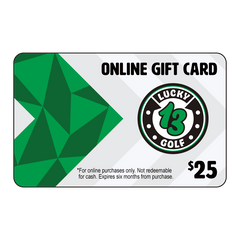 Lucky 13 Golf Gift Card