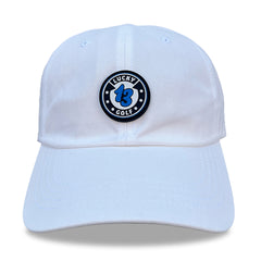 White Relaxed Fit Golf Hat